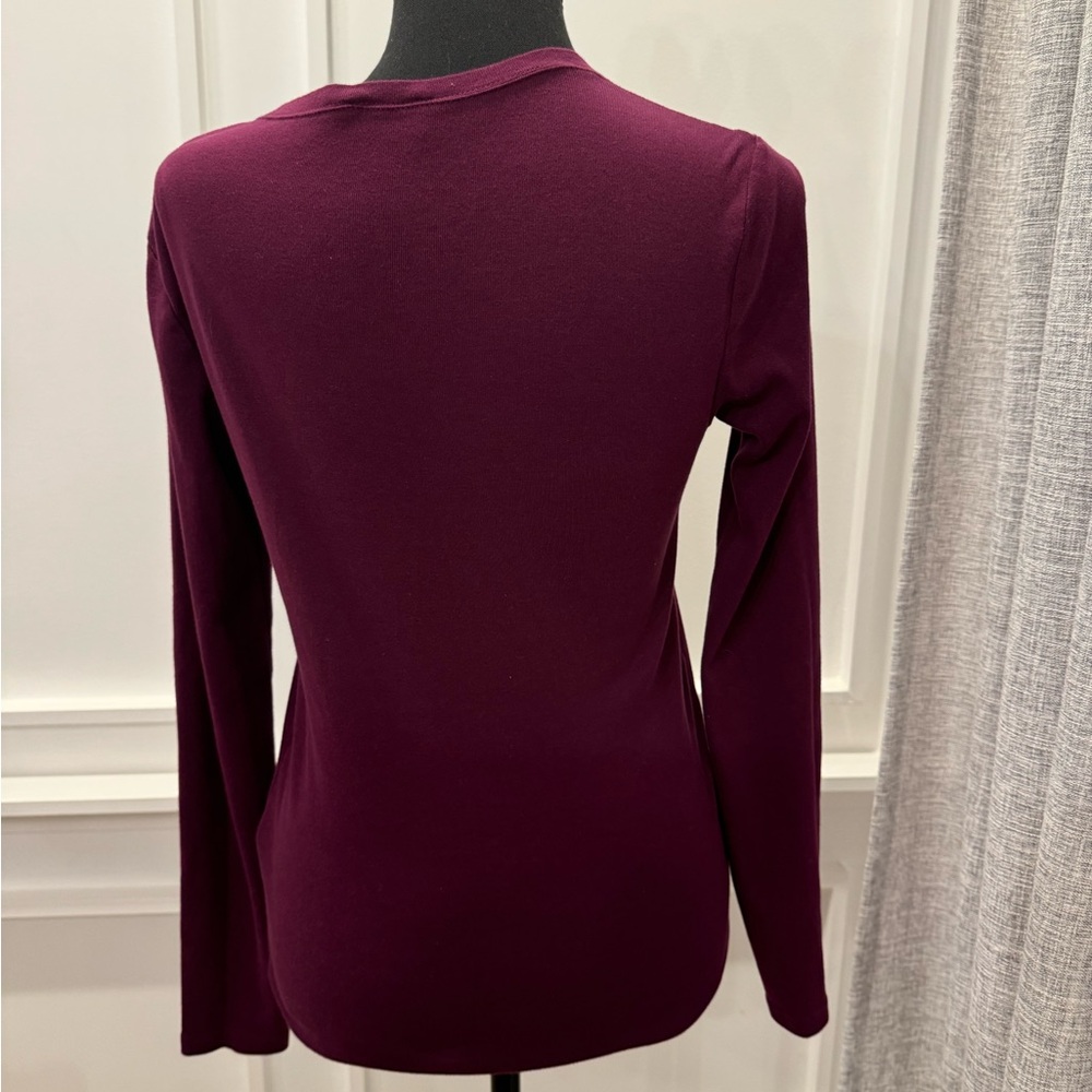 Polo Ralph Lauren V-Neck Long Sleeve Shirt - Picture 2 of 4